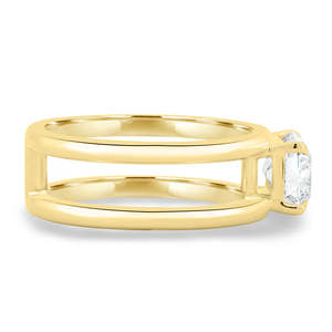 แหวนเพชร CVD ประดับเพชรชั้นดีทำด้วยมือสุดหรูแหวนหมั้นเพชร CVD 1.8 CT มรกตตัดเพชรห้องแล็บแหวนแต่งงานสำหรับเธอ - Product Image 3