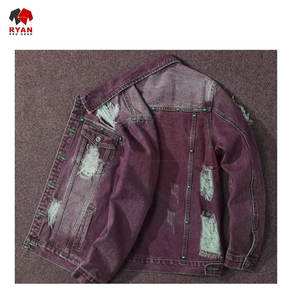Chaqueta Vaquera Urbana para Hombre, Corte Ajustado, Diseño Personalizado, Servicios OEM y ODM Disponibles, Venta al por Mayor Directa de Fábrica - Product Image 4