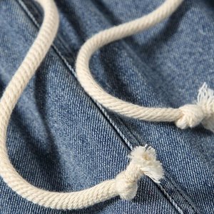 กางเกงขาสั้นผ้ายีนส์ฤดูร้อนของผู้ชายกางเกงขาสั้นผ้ายีนส์ขากว้างสีน้ำเงินแฟชั่นสตรีทสบายๆทุกวันพอดีหลวมและสบาย - Product Image 6