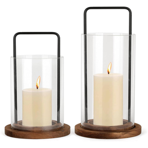 Hermoso acabado moderno Metal vela Pilar soporte votivo para vacaciones temporada boda decoración para Navidad por Ambience Lifestyle - Product Image 5