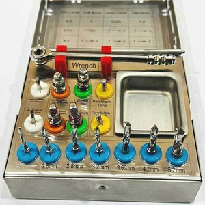 Hot Selling Professional 25 Pcs Conical Drill Kit With <b>Stopper</b> Kit Dental Implant by Hosanna Surgical Pakistan - Product Image 5