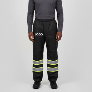 Pantalones de Seguridad de Trabajo de Algodón/Poliéster Impermeables con LED Reflectante de Primera Calidad, Clase 2 ANSI, para Trabajadores de Construcción de Carreteras - Product Image 3