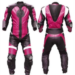 Costume de moto personnalisé pour hommes de qualité supérieure en cuir véritable combinaison d'équitation de vélo de sport coupe-vent extérieur - Product Image 4
