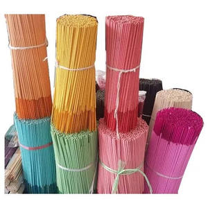 Bâtons d'encens colorés non parfumés | Agarbatti en bois pour la méditation et la prière - Product Image 2