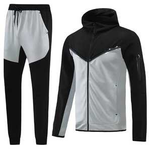 Chándal deportivo para hombre de alta calidad con logotipo personalizado, ropa de calle cortavientos, pantalones de chándal pesados con logotipo - Product Image 1