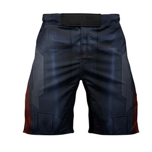 Vêtements d'arts martiaux Shorts MMA pour hommes Ouverture latérale Fermeture à crochets et boucles Shorts de lutte Boxe MMA avec service OEM - Product Image 1