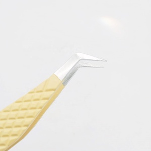 Vente en gros de pinces à épiler NOMEX INTERNATIONAL à forte adhérence antibactérienne et légère, cils enduits de poudre pour la peau à angle de 45 à 90 degrés - Product Image 3