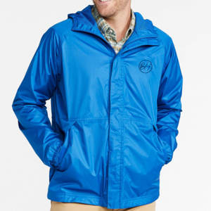 Chaqueta Impermeable con Capucha para Hombre, Resistente, de Alta Calidad, Hecha a Medida, de Poliéster/Algodón, Estilo Urbano con Letras - Product Image 3