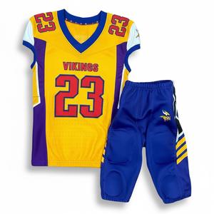 Uniforme de Fútbol Americano Ecológico Fácil de Usar, de Alta Calidad, Color y Talla Personalizables, Talla Grande, Transpirable y de Secado Rápido - Product Image 3