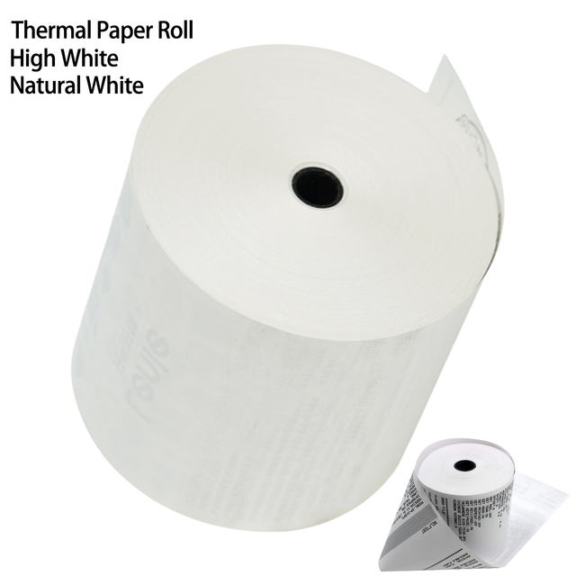 Factory Bulk Thermal Paper Roll for Thermal Printers 57/80mm for Retail Restaurant Vouchers Orders 100 Rolls/carton with Custom