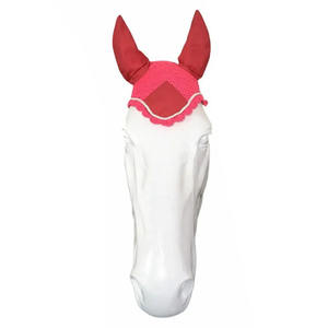 Máscara de mosca de caballo en varios colores y diseño Equipo ecuestre personalizado Competición Transpirable y protección Máscara de caballo Gorro de oreja - Product Image 1