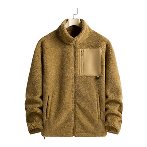 Veste polaire pour homme, résistante au vent, chaude, avec fermeture éclair, isolée, épaisse, pour la randonnée en plein air, l'aventure, robuste, durable, confortable - Product Image 4