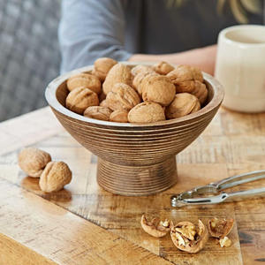Bols en bois personnalisés socle de présentation de fruits bol en bois de manguier pour la maison cuisine fruits salades chips trempette approvisionnement en gros - Product Image 3