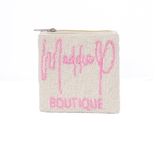 กระเป๋าใส่เหรียญประดับลูกปัดดีไซน์สวยขนาดเล็กมีซิปปิดอเนกประสงค์สีสันสดใสแบบพกพา - Product Image 1