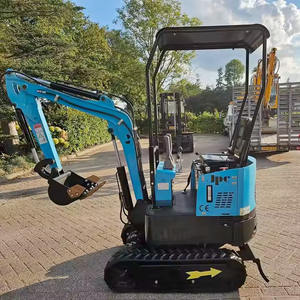 HT12 Mini excavatrice avec moteur Laidong Cylindre hydraulique Eaton 1.2 tonnes Garden Digger Bagger Hydraulic Garden Crawler à vendre - Product Image 1
