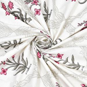 Sábana de Algodón Estampada Floral Rosa de Primera Calidad para Dormitorio y Habitación de Hotel, Disponible a un Precio Accesible - Product Image 6