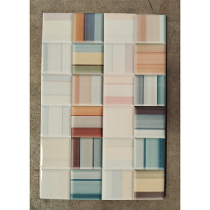 Carreaux muraux en céramique imprimés modernes 20×30cm Finition intérieure élégante Carreaux muraux en céramique 20x30cm Carreaux muraux décoratifs intérieurs - Product Image 5