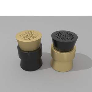 Modern Minimalist Aroma <b>Oil</b> <b>Burner</b> Set Dual Tone Ceramic Incense Diffuser for Home & Spa Decor - Product Image 5