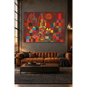 Impression sur toile Fida Paul Klee Castle and Sun - Product Image 4