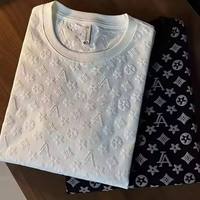 Camiseta de Verano para Hombre, de Alta Calidad, Manga Corta, Cuello Redondo, Color Sólido, Corte Regular, Tejido de Poliéster/Algodón Transpirable, Venta al Por Mayor