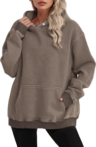 Sweats à capuche personnalisés pour hommes, sweats à capuche surdimensionnés avec logo, sweats à capuche surdimensionnés personnalisés unisexes, sweats à capuche épais et lourds avec broderie - Product Image 3