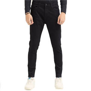 กางเกงยีนส์ผู้ชายแฟชั่น ดีไซน์โลโก้พิมพ์ลายตามสั่ง ขายส่ง มีแบบซักแล้ว - Product Image 1