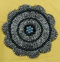 Meilleure vente Patch appliqué en dentelle à paillettes brodé à la main, excellent pour la décoration de vêtements au prix