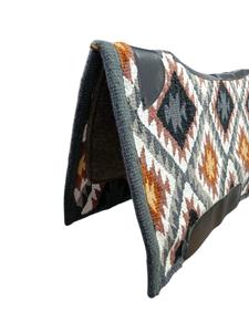 High Quality Custom Made 1/2\" Gray Wool <b>Felt</b> Multi-Color Contour <b>Pad</b> New Zealand Wool Horse Ranch Saddle <b>Pads</b> Size 34x42 Wear - Product Image 3