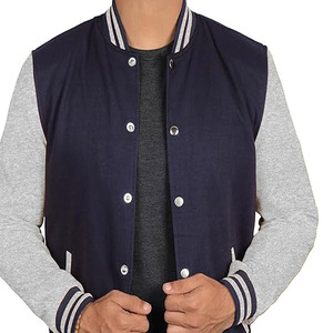 Pakistan Fabrication Hommes Collège Garçon Vestes Laine Tissu Varsity Veste Nouvelle Veste Polaire Coupe Régulière Casual Léger XL Hiver - Product Image 2