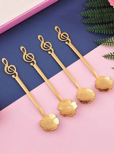 Juego de Cubiertos de Metal inoxidable con nuevo diseño de hoja de la mejor calidad, utensilios de Camping multiusos que incluyen cuchara, tenedor, cuchillos, selecciones de comida - Product Image 6