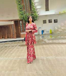 Designer indien 3 pièces ensemble Readymade pakistanais ethnique porter fête porter impression numérique Palazzo Sharara Gharara Kurti cousu ethnique - Product Image 4