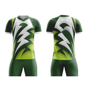 Uniforme de fútbol personalizado 100% poliéster de secado rápido diseño unisex con logotipo personalizado sublimado para adultos - Product Image 6