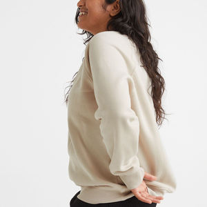 Sudaderas con logotipo personalizado de gran tamaño para mujer de alta calidad, sudadera cómoda de diseño informal para mujer - Product Image 4