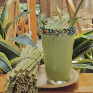 Meilleure vente produit sain écologique paille à boire en herbe dégradable jetable 100% naturel pailles à boire - Product Image 4