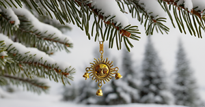 Aluminium Wall Hanging Sun <b>Bell</b> for Home Decoration for Gifting & Luck Home Temple Use Garden Ornament - Product Image 3