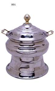 Hotel Catering <b>Food</b> Serving Nickel Plated Chaffing Dish for Export Etching Designer <b>Food</b> <b>Warmer</b> <b>Buffet</b> Chafing Dish - Product Image 6