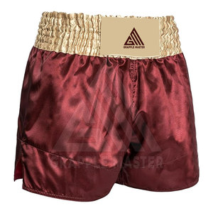 Shorts personnalisés en gros, logo personnalisé, shorts de boxe thaïlandaise pour adultes de haute qualité en nylon/satin/polyester pour entraînement MMA et kickboxing - Product Image 4