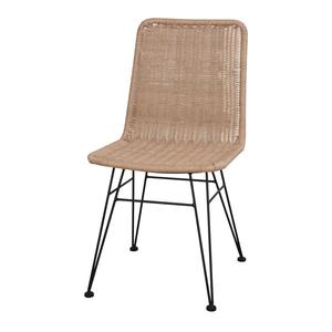 Chaise d'extérieur moderne HOMELY Mobilier de jardin et de patio en acier et plastique avec design élégant pour les restaurants, les parcs et les hôtels - Product Image 1