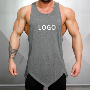 2022ชุดออกกำลังกายในยิมของผู้ชายชุดเสื้อกล้ามกางเกงขาสั้นระบายอากาศได้ดี - Product Image 1