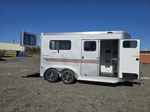 Nouvelle remorque à chargement direct pour 2 chevaux, qualité industrielle, garantie de 3 ans - Product Image 2