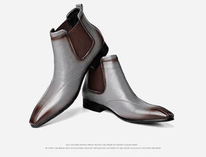 Zapatos de Negocios de Cuero Cómodos para Hombre, Oxfords Formales de Piel de Vacuno con Plantilla Transpirable para Reuniones de Oficina, Zapatos de Hombre de Cuero Genuino - Product Image 3