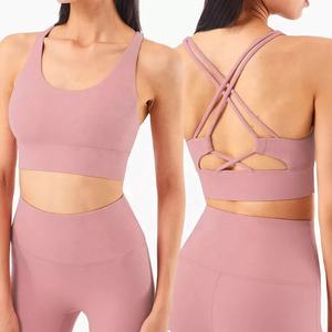 <b>Women's</b> Plus Size Workout Gym Sets Multi-Color Performance Yoga Bra and Leggings Breathable Solid <b>Pattern</b> Wholesale - Product Image 6