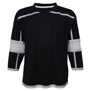 เสื้อฮอกกี้น้ำแข็งแบบซับลิเมชั่นเต็มตัว คุณภาพสูง รับผลิตตามสั่ง (OEM) สำหรับทีม สั่งซื้อขั้นต่ำน้อย ผลิตจากโพลีเอสเตอร์ 100% ระบายอากาศได้ดี แห้งเร็ว - Product Image 1