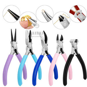 DIY Professional Stainless Steel Jewelry Pliers Set for <b>Beading</b> Wirework Craft Tools - Product Image 4