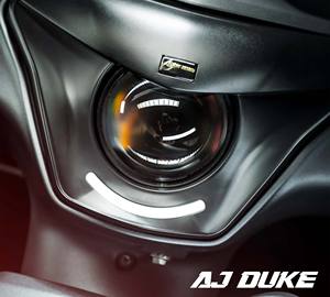 Sym Duke Motocicleta Dual Demon Eye Luz de circulación diurna Blanco natural con función de felicitación - Product Image 4