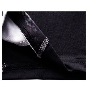 Men's Custom Logo Eco-Friendly Sporty <b>Compression</b> Gym <b>Shorts</b> Elastic Waist Canvas Mid Waist Fitness Workout Solid Pattern - Product Image 3