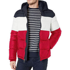 Dernier style Veste matelassée pour homme Col montant Logo personnalisé Tissu de haute qualité Vêtement à la mode Prix de gros - Product Image 1
