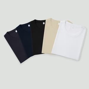 T-shirt à manches courtes pour homme, 100% coton, surdimensionné, résistant à l'huile, col rond, uniformes de travail d'été pour restaurants et hôtels - Product Image 6