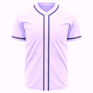 เซ็ตเสื้อกีฬาเบสบอลผ้าโพลีเอสเตอร์ระบายอากาศได้ดีผ้าโพลีเอสเตอร์100% ชุดเสื้อเจอร์ซีย์เล่นเบสบอลออกแบบได้ตามต้องการ - Product Image 1
