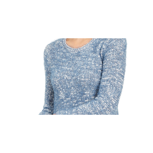 Maglione Casual da Donna Style & Co in Blu con Texture Effetto Ciglia, Taglia Large per l'Inverno - Product Image 3